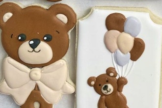 Bearly Wait Baby Royal Icing Cookie